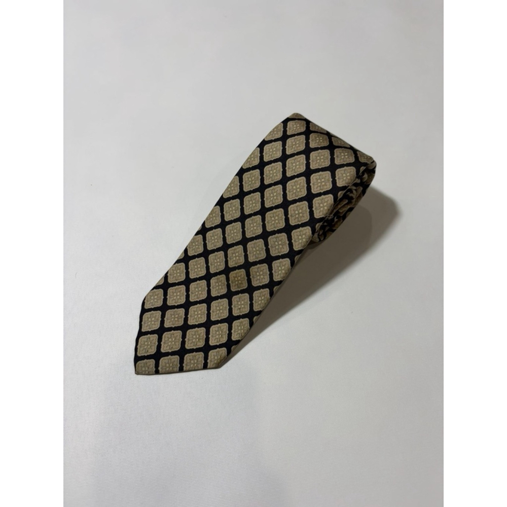 Liberty of London Berkley Silk Tie Geometric Medallion Print England